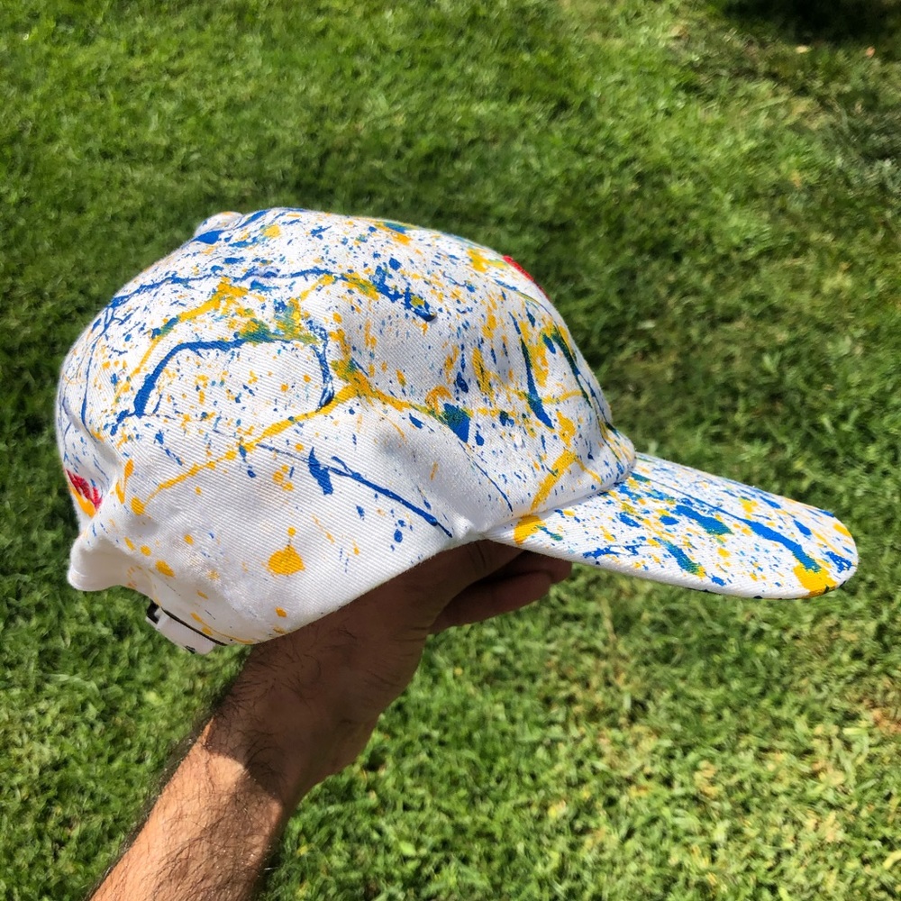 🌀SOLD🌀 1/1 Ten Stacks “Remix” Paint Splatter Hat - Picture 4 of 4